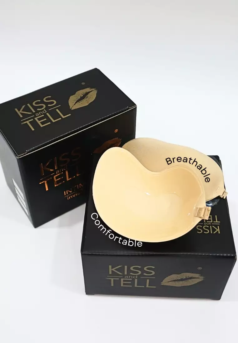 Kiss & Tell Amara Butterfly Push Up Nubra in Black Seamless Invisible  Reusable Adhesive Stick on Wedding Bra 隐形聚拢胸 2024, Buy Kiss & Tell Online