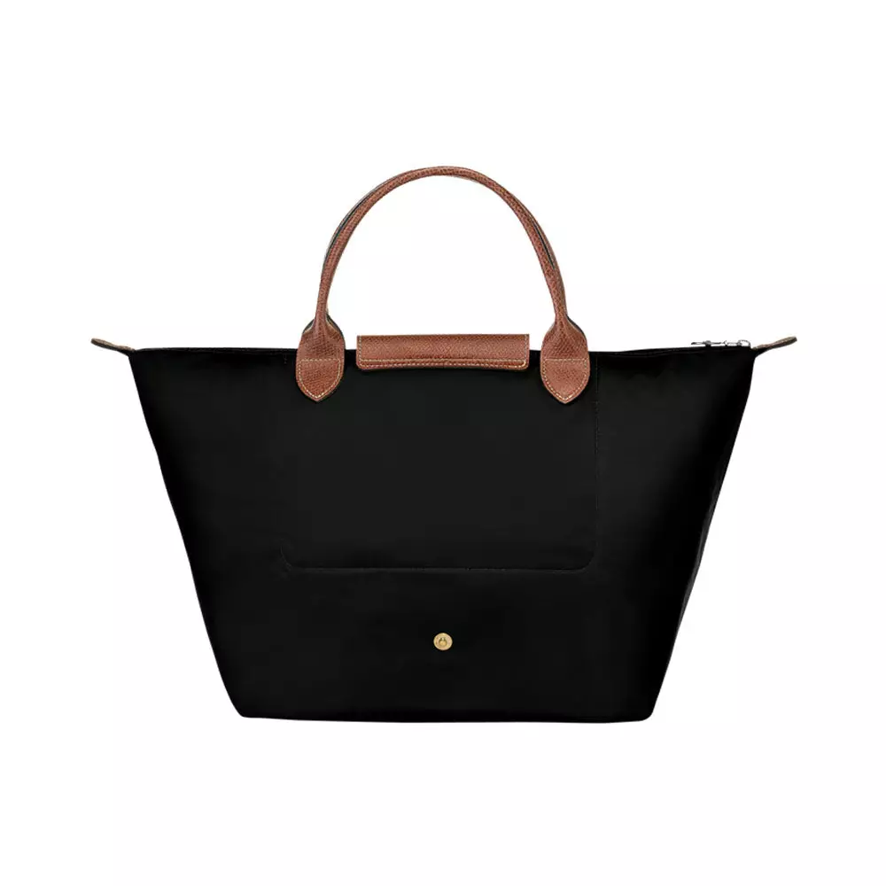 Le Pliage Original Medium Top Handle Bag Black