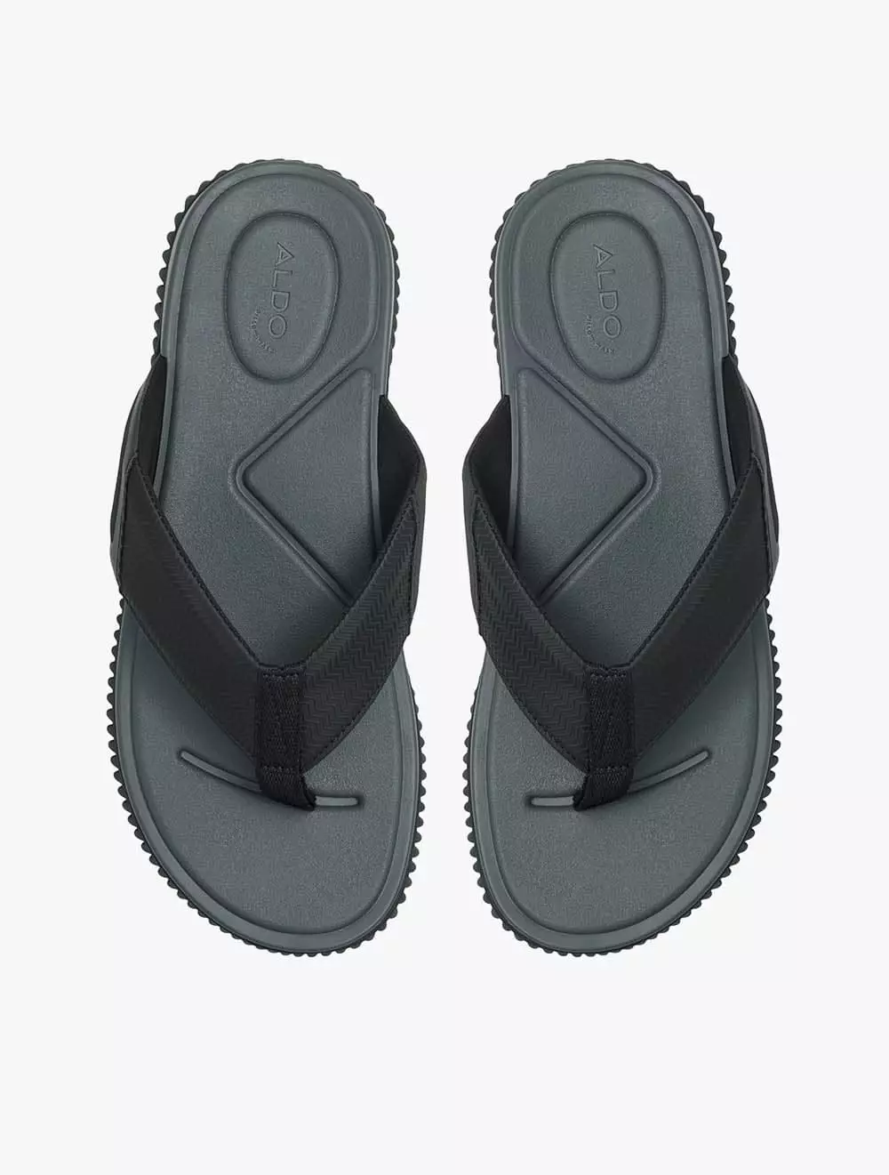 Aldo Riptide Flat Sandals - Black