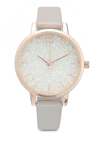 Jual River Island Grey Cluster Dial Pu Strap Watch 