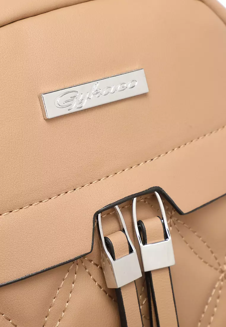 GYKACO MISHA Khaki - Tas Ransel Wanita - Fashion Backpack (IMPORT)