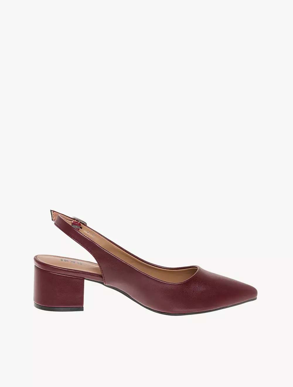 Payless Fioni Women Mana Low Block Heels - Dark Red_04