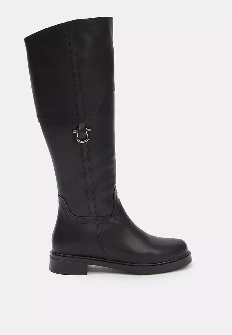 Buckled Riding Boots