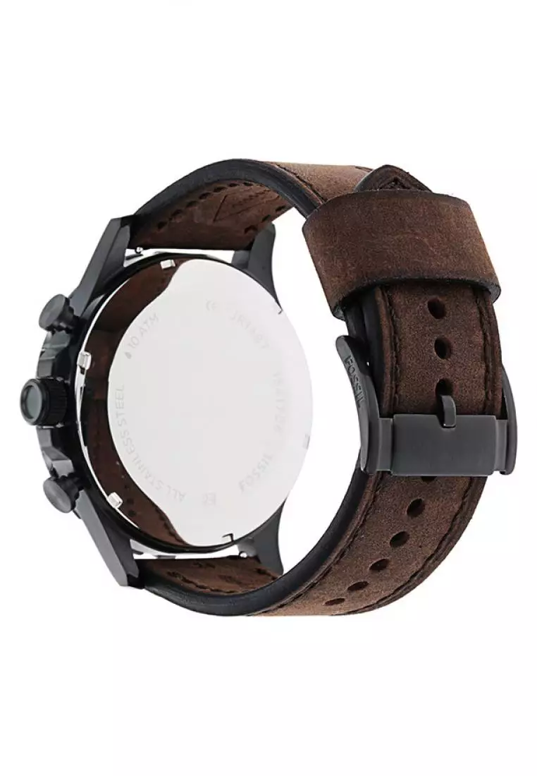 Nate Dark Brown Leather Watch JR1487