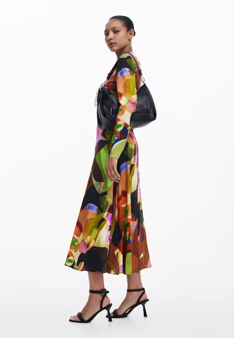 Desigual Woman Printed midi dress M. Christian Lacroix.