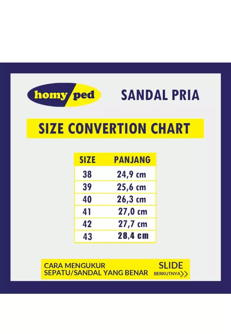 Homyped Sulcata 01 Sandal Jepit Pria