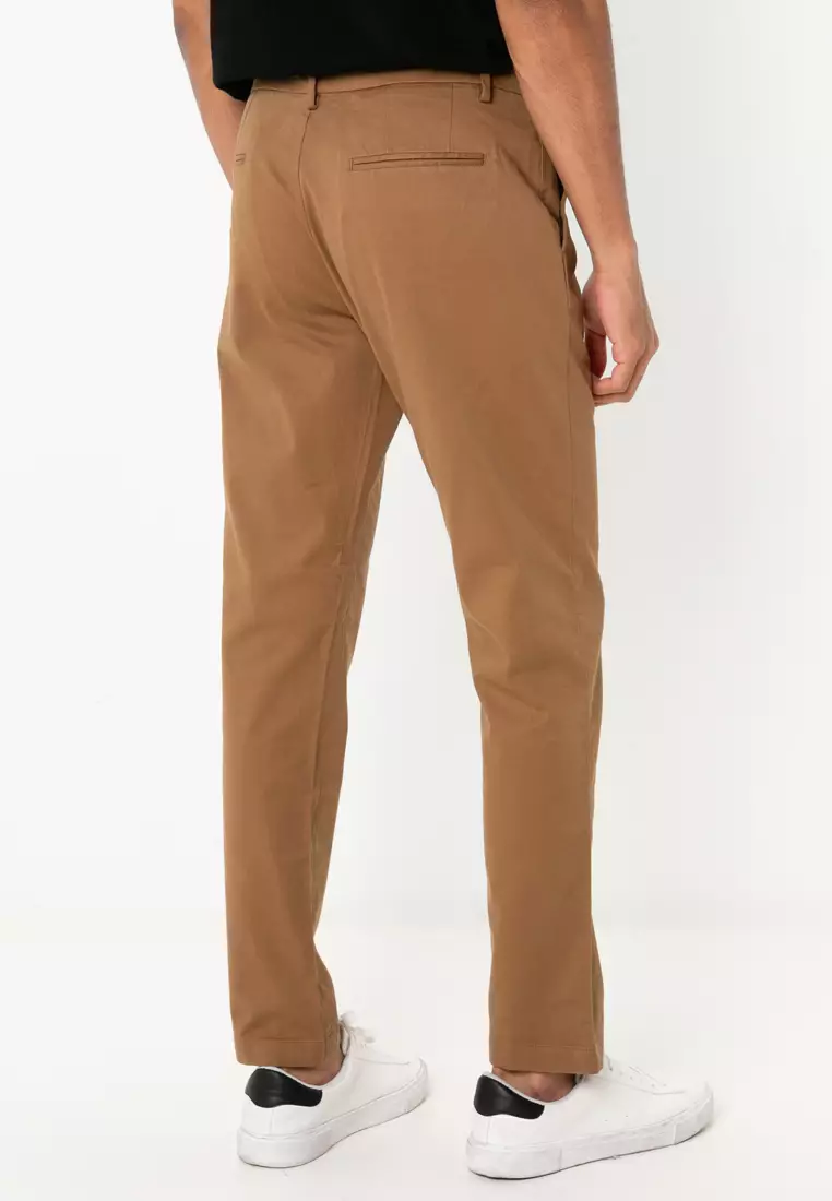 Premium Sateen Slim Chinos
