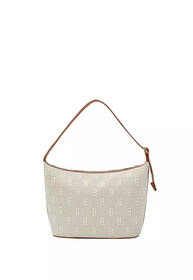 Jual MLB Korea Classic Monogram Jacquard Hobo Bag - Boston