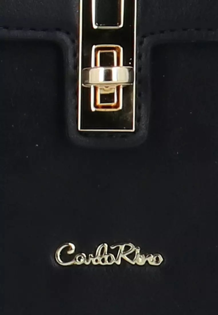 Maira Boxy Shoulder Bag - Black