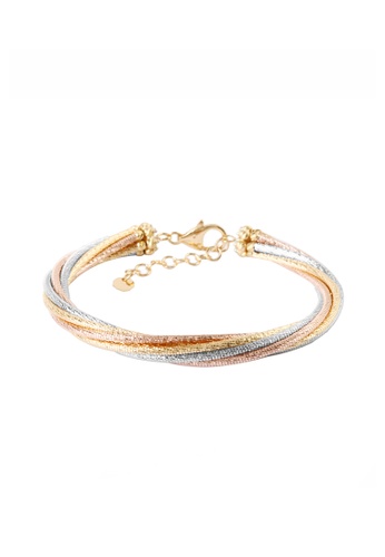 TOMEI gold TOMEI Bangle of Razzmatazz in Vogue and Verve, Yellow Gold 916 5E0AFAC9092565GS_1
