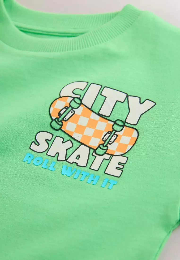 Short Sleeve Back Print T-Shirt