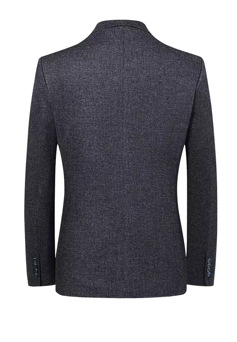 Casual grey clearance suit jacket