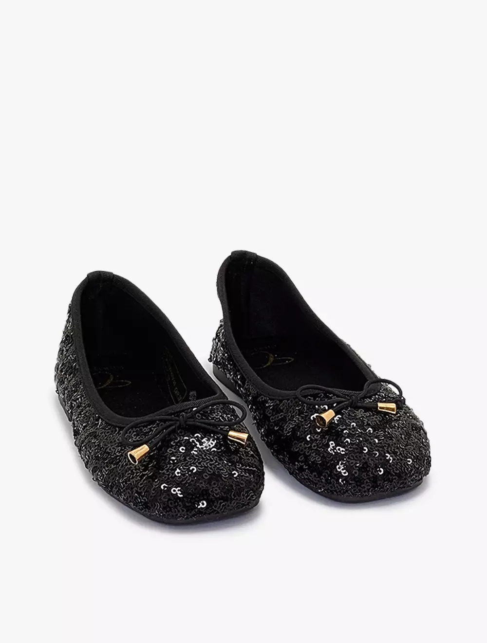 Payless Chrissie Childrens Colette Youth Flats - Black_07
