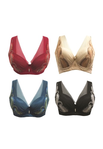 Modernform International multi Sexy Beautiful Bra Without Steel Ring (3003M) Assorted Colours F732FUS5F206B1GS_1