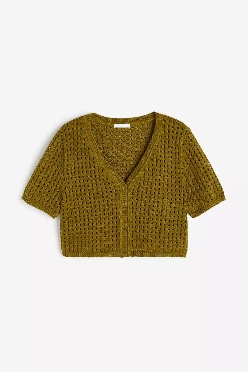 H&M Pointelle-knit cardigan