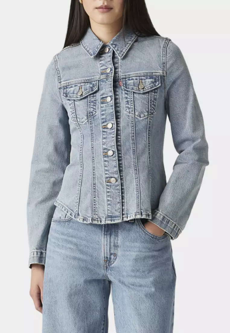 Women's Slim Tailored Trucker Jacket A8752-0010