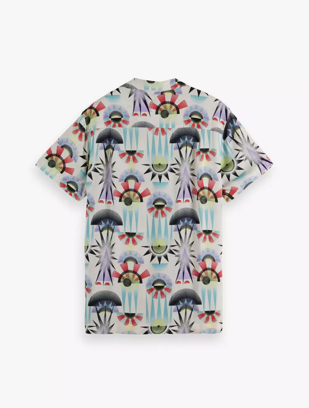 Aop Shortsleeved Regular Fit Viscose Shirt - SDA180486101