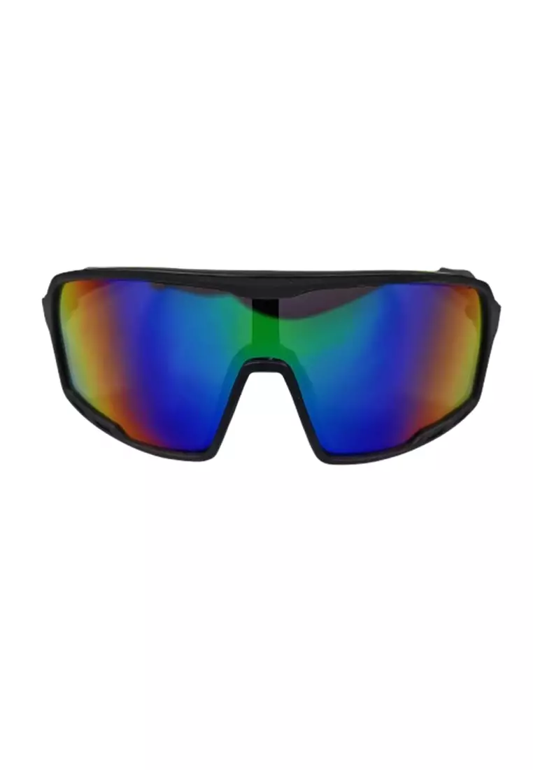 Kacamata Sepeda Lensa Mercury Protective Glasses Outdoor Sport - S-99 ORIGINAL - Black/Green