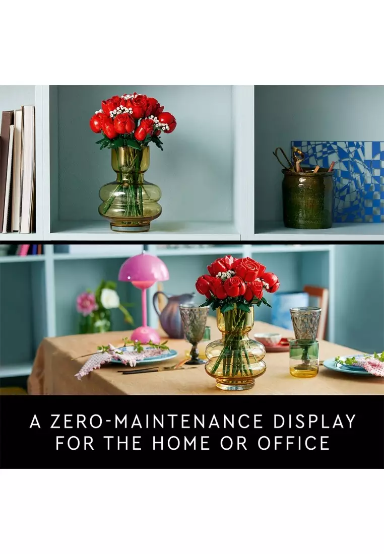 LEGO® Icons 10328 Bouquet of Roses, Age 18+, Building Blocks, 2024 (822pcs)