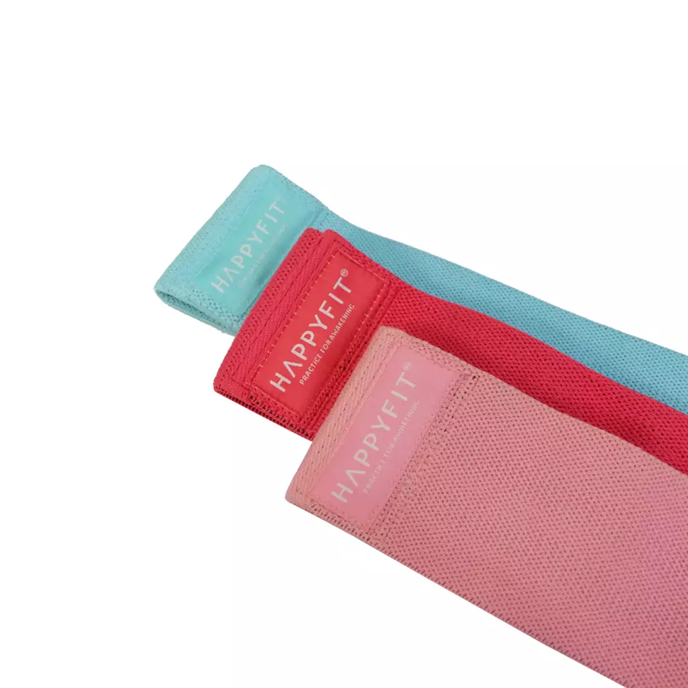 HAPPYFIT RESISTANCE HIP BAND M - HOTPINK