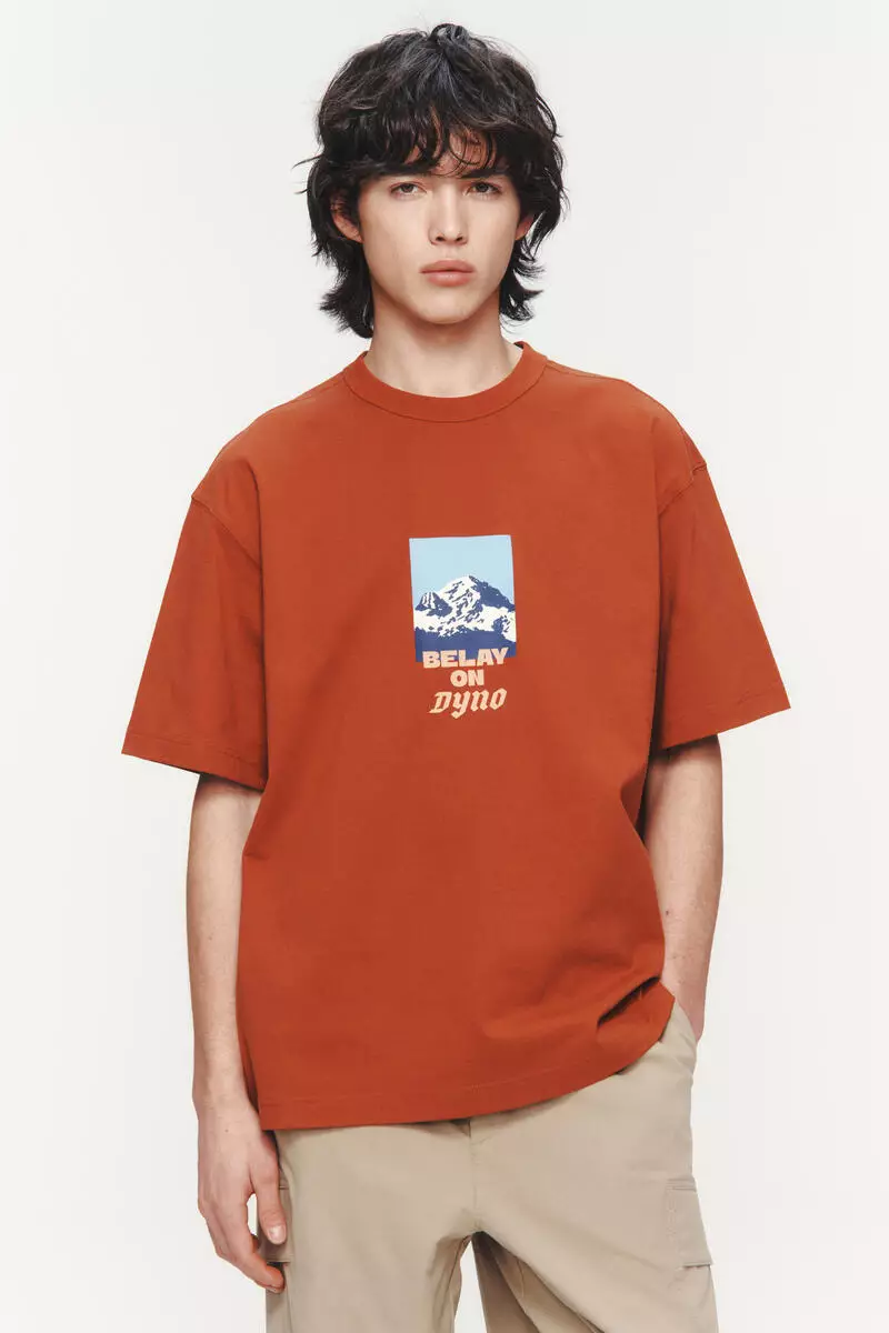 Loose Fit Printed Cotton T-shirt