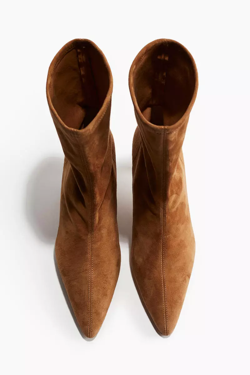 Suede Bottines H&m H&M Men Black Solid Chelsea Boots