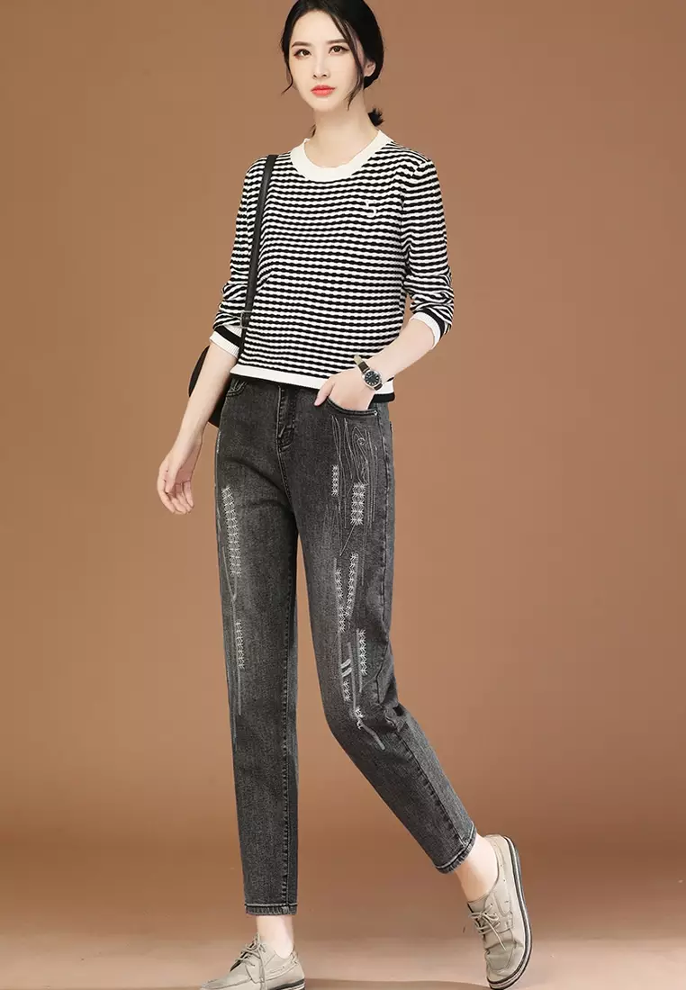 New style jeans for girl 2019 sale