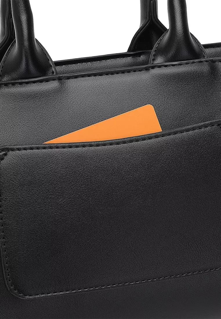 Women's Top Handle Bag / Sling Bag / Crossbody Bag / Shoulder Bag - Black