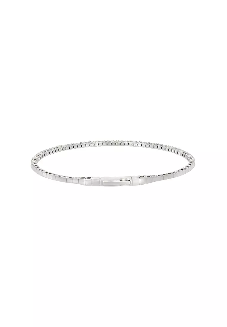 HABIB Diamond Bangle in 750/18K White Gold 681901024(WG)