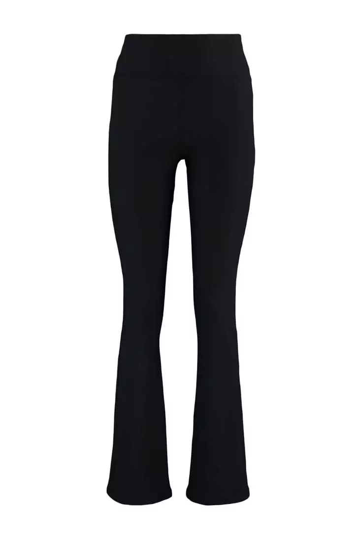 Contouring and Ribbed Spanish Leg Yoga Sports Leggings