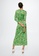 Mango green Ruched Detail Flower Dress C2762AAEAEA2C4GS_2