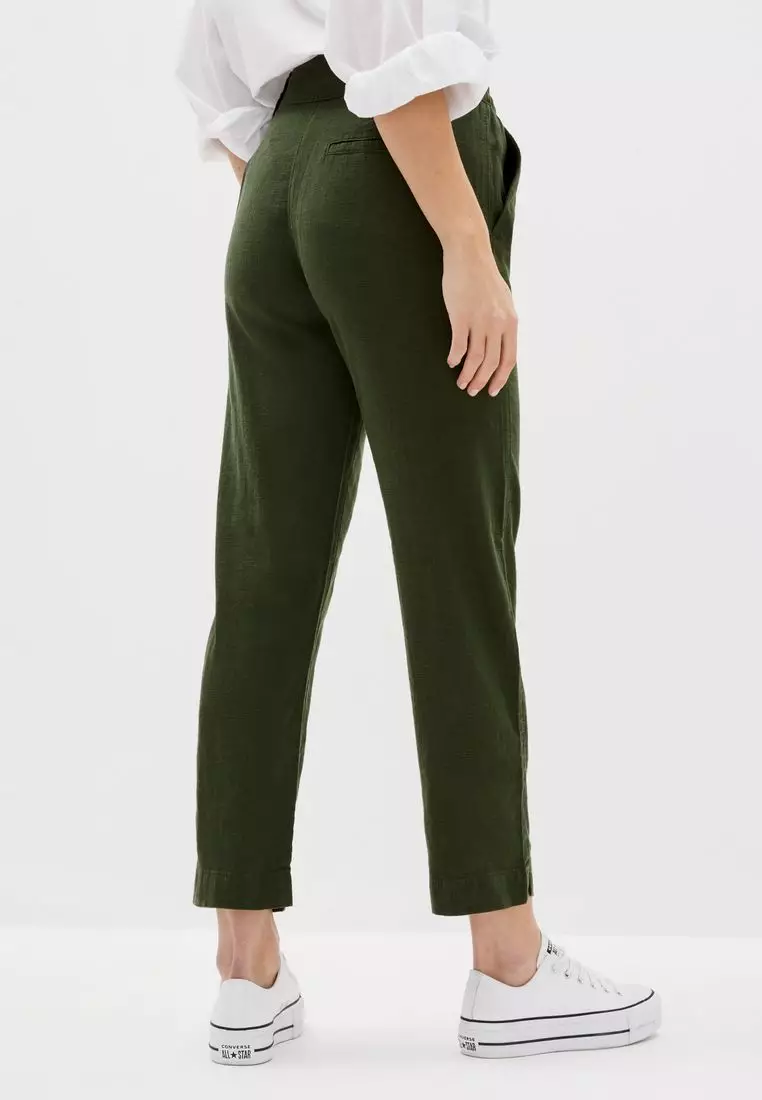 Buy NEXT Linen Blend Taper Trousers 2024 Online ZALORA Singapore