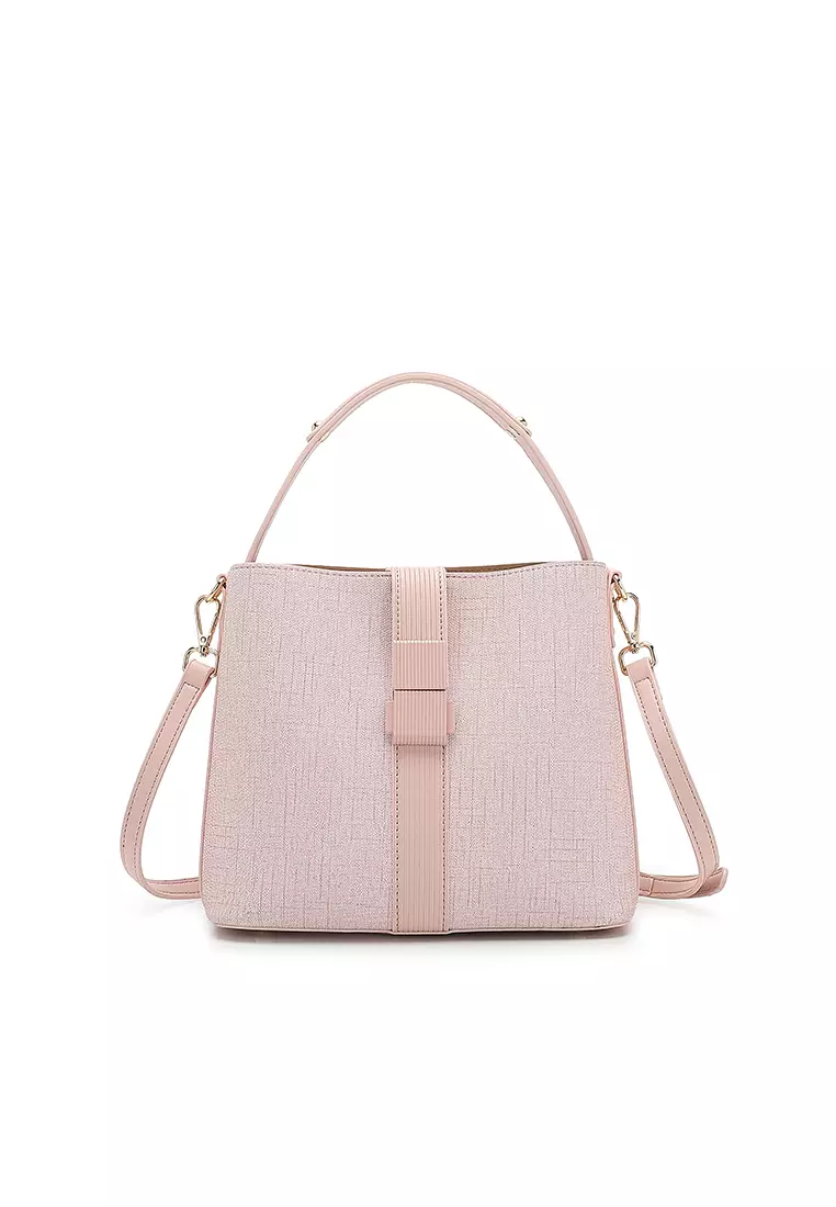 Women's Top Handle Bag / Sling Bag / Crossbody Bag / Shoulder Bag - Pink