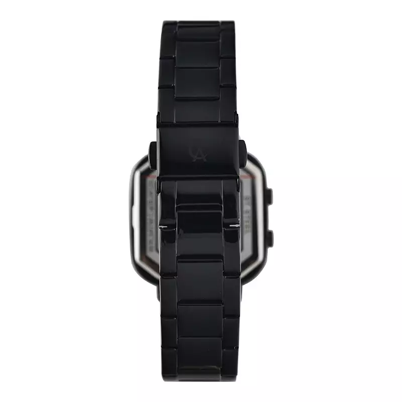 Jam Tangan Wanita Alexandre Christie Digi AC 9402 LH BIPBA Ladies Digital Dial Black Stainless Steel Strap