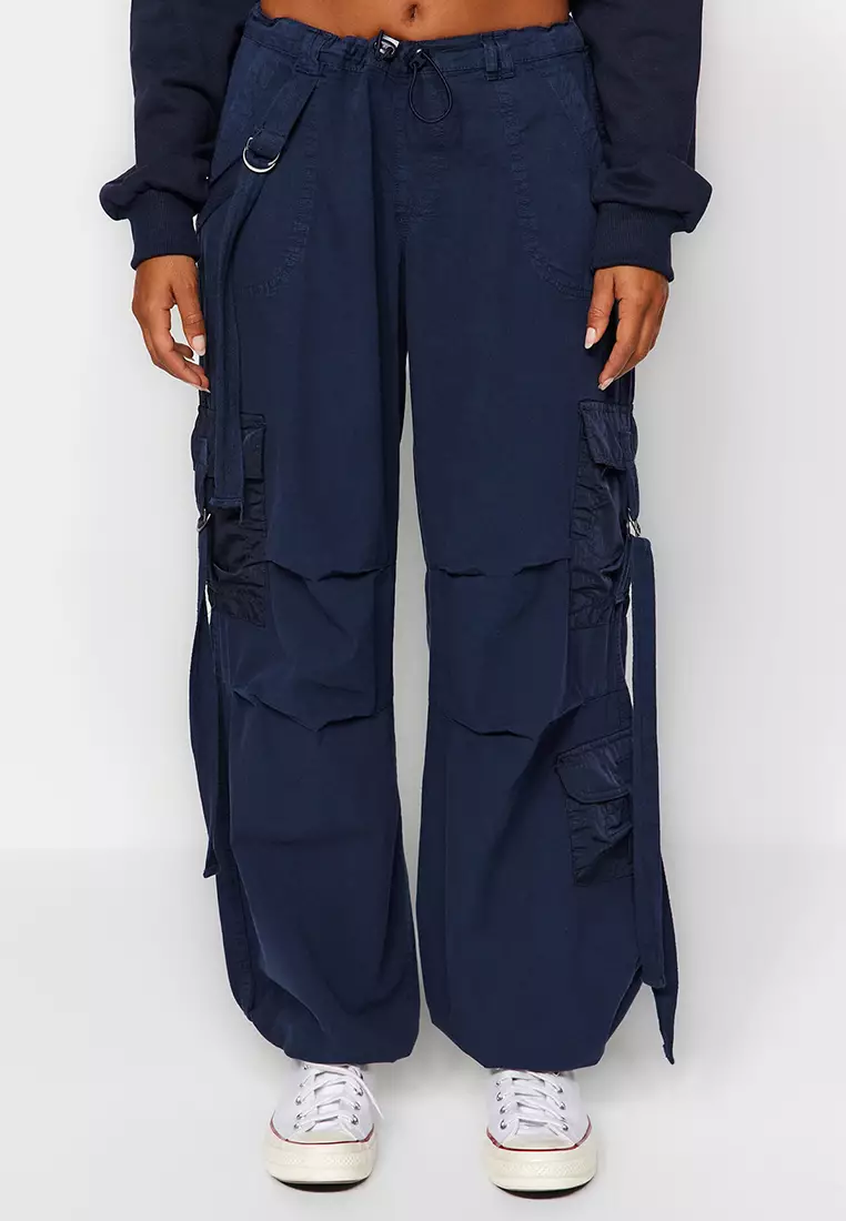 Regular Waist Cargo Pants
