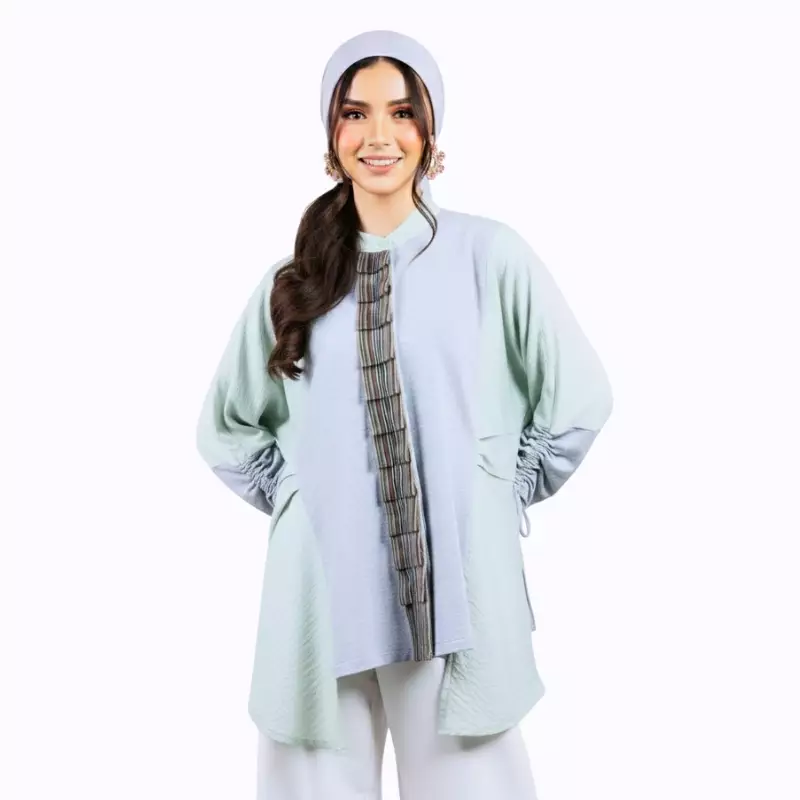 Blouse Batik Wanita - Bhatara Batik Renjani - Atasan Batik Modern Lengan Panjang