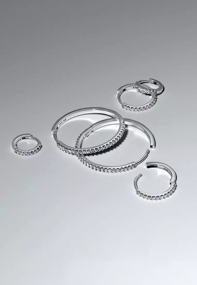 Pandora Sparkling Mini Hoop Earrings