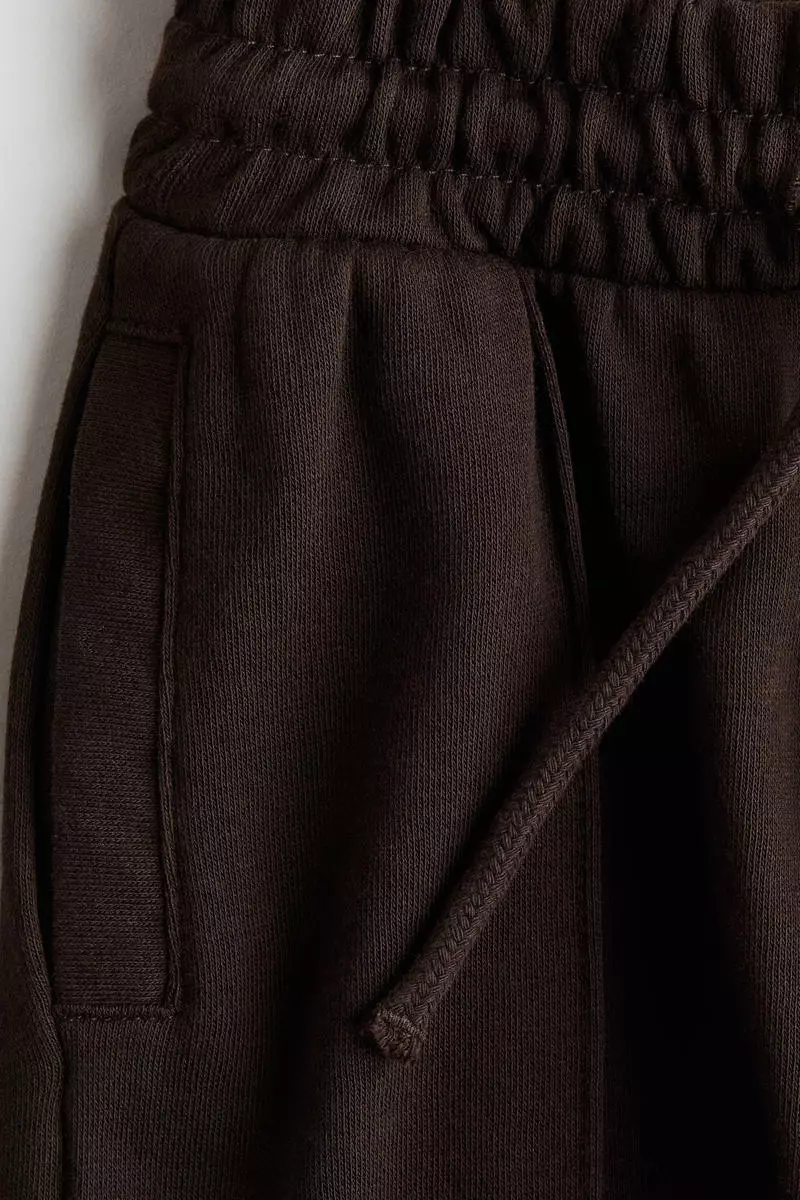 Crease-leg joggers