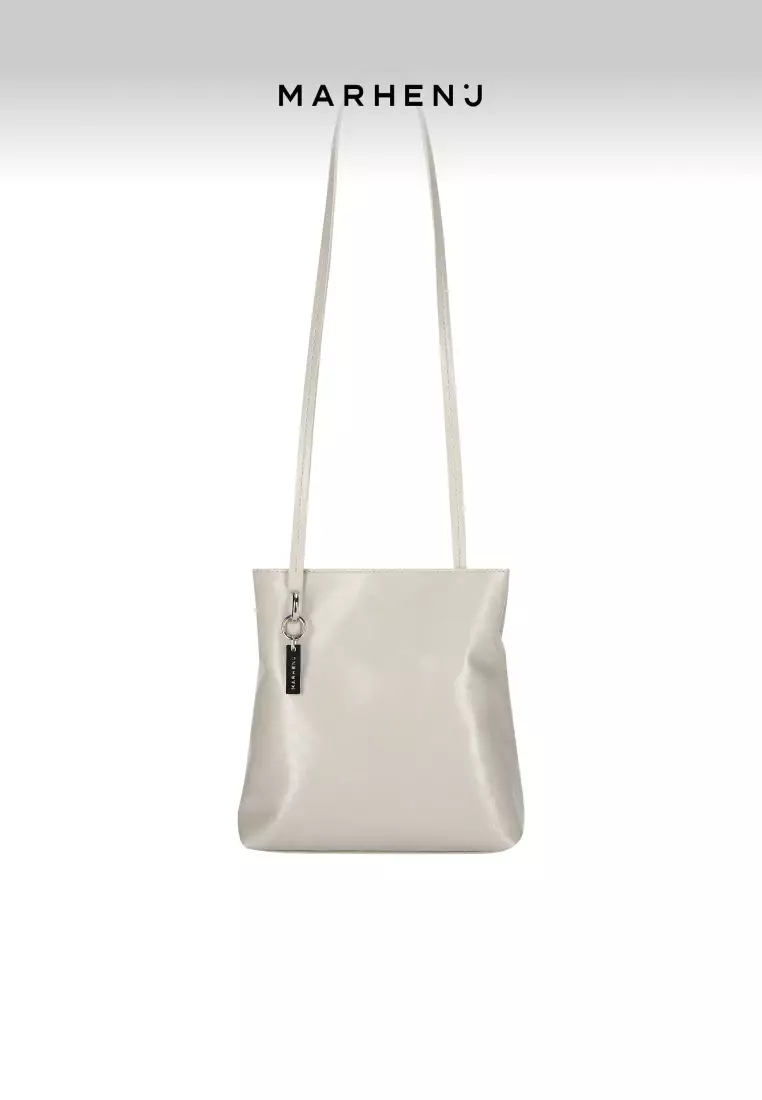 LOME Vegan Leather Shoulder Bag Beige