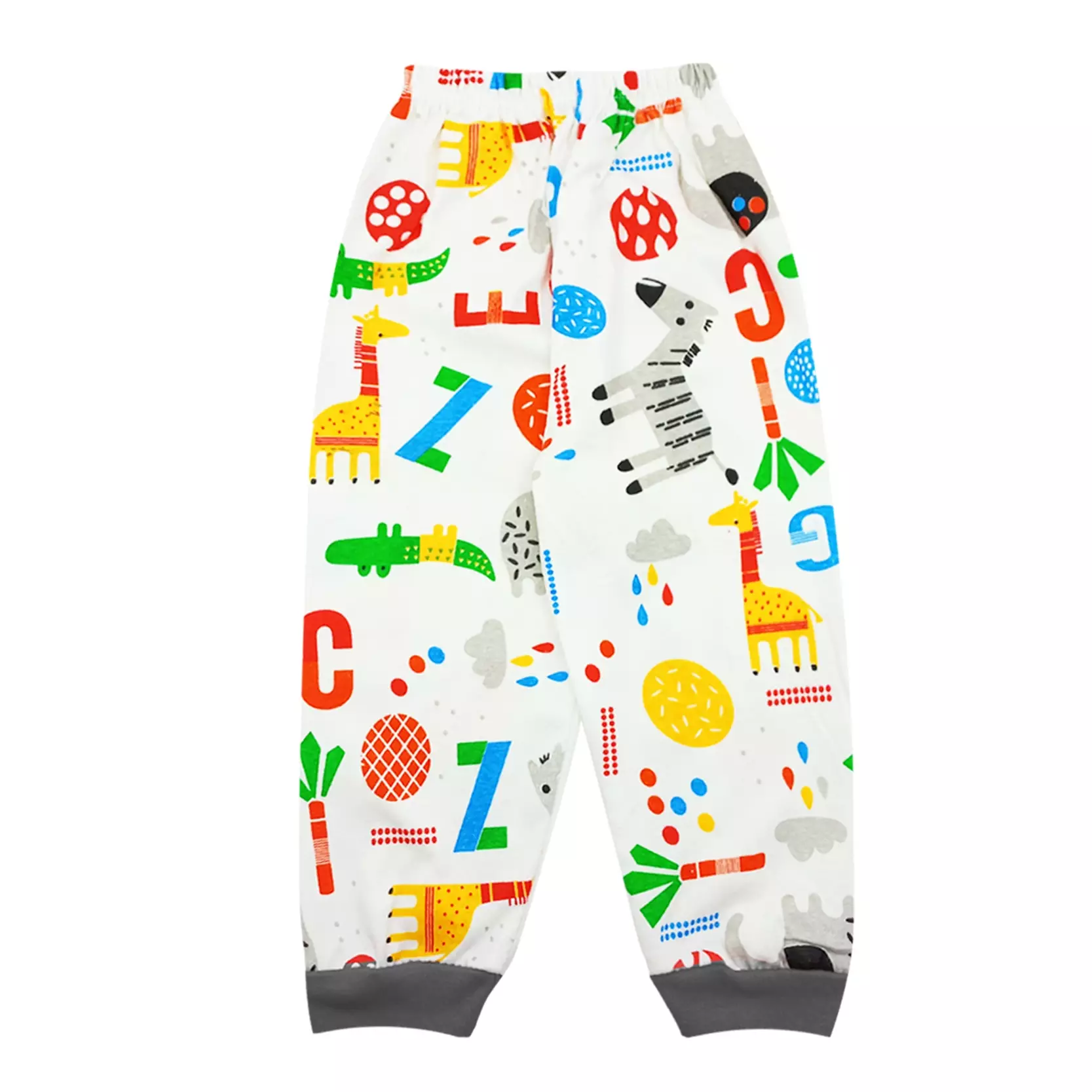 Wakakids Piyama Bayi Anak Baju Tidur Usia 6 Bulan Hingga 12 Bulan Unisex Motif Animals