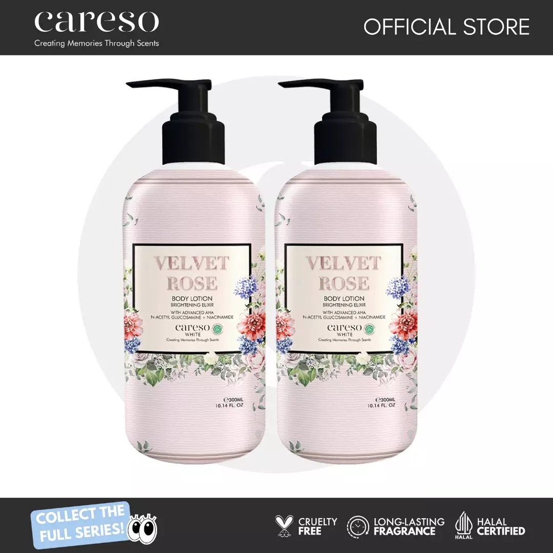 Double Combo Velvet Rose Lotion - 300ml x 2