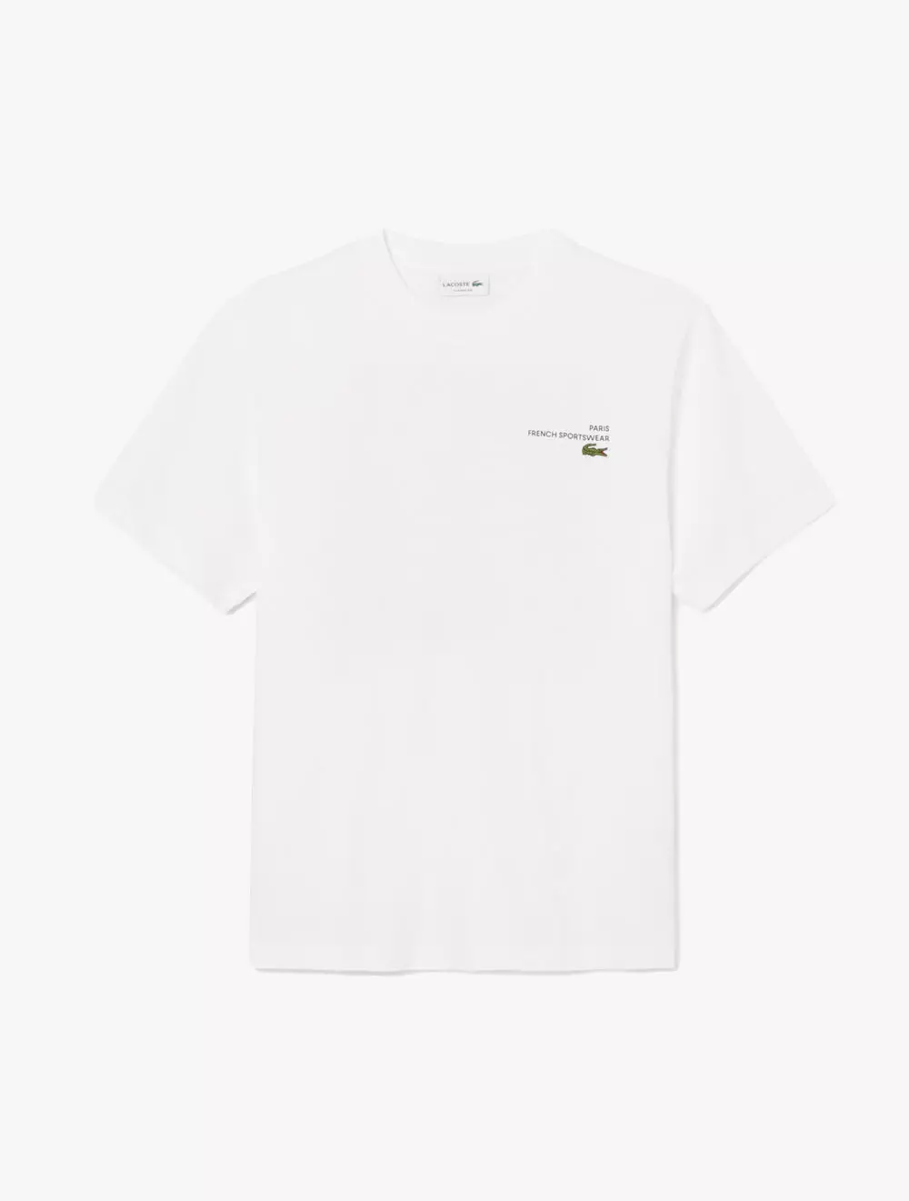 Print Motif Jersey T-Shirt - White