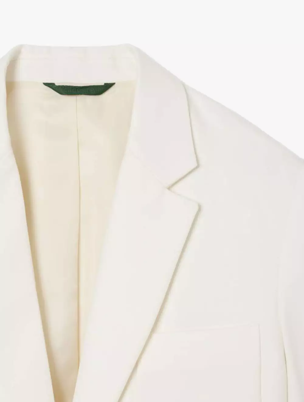 Wool Twill Blazer - White