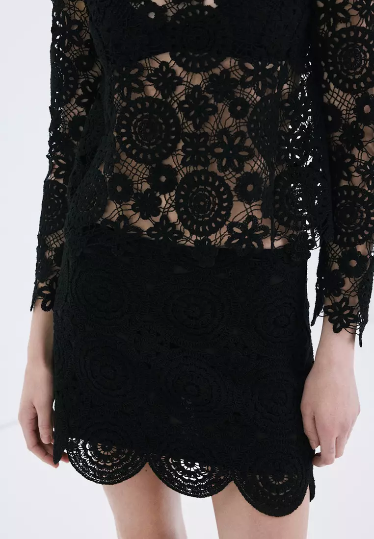 Crochet Mini Skirt