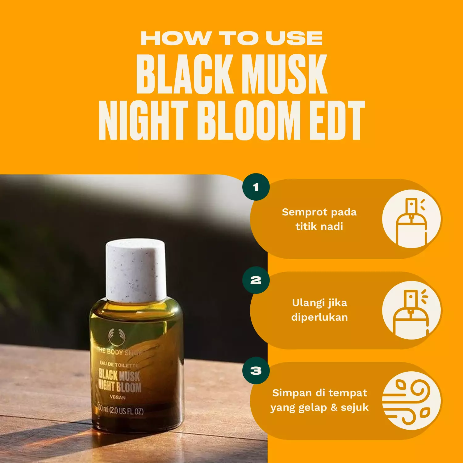 Jual The Body Shop Black Musk Night Bloom Edt 60Ml Original 2024