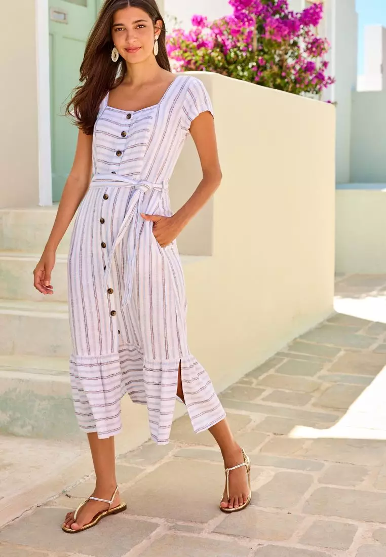 Next linen summer dresses hot sale