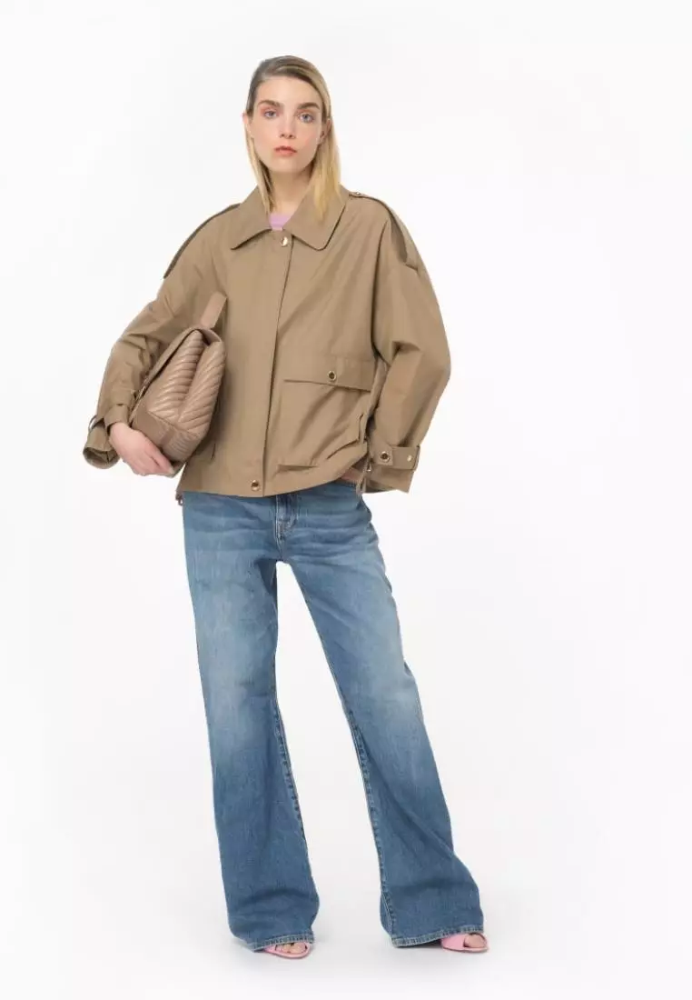 【関税&送料込】Pinko Jackets Beige Pinko Leather Jackets − Sale: up to −77% | Stylight