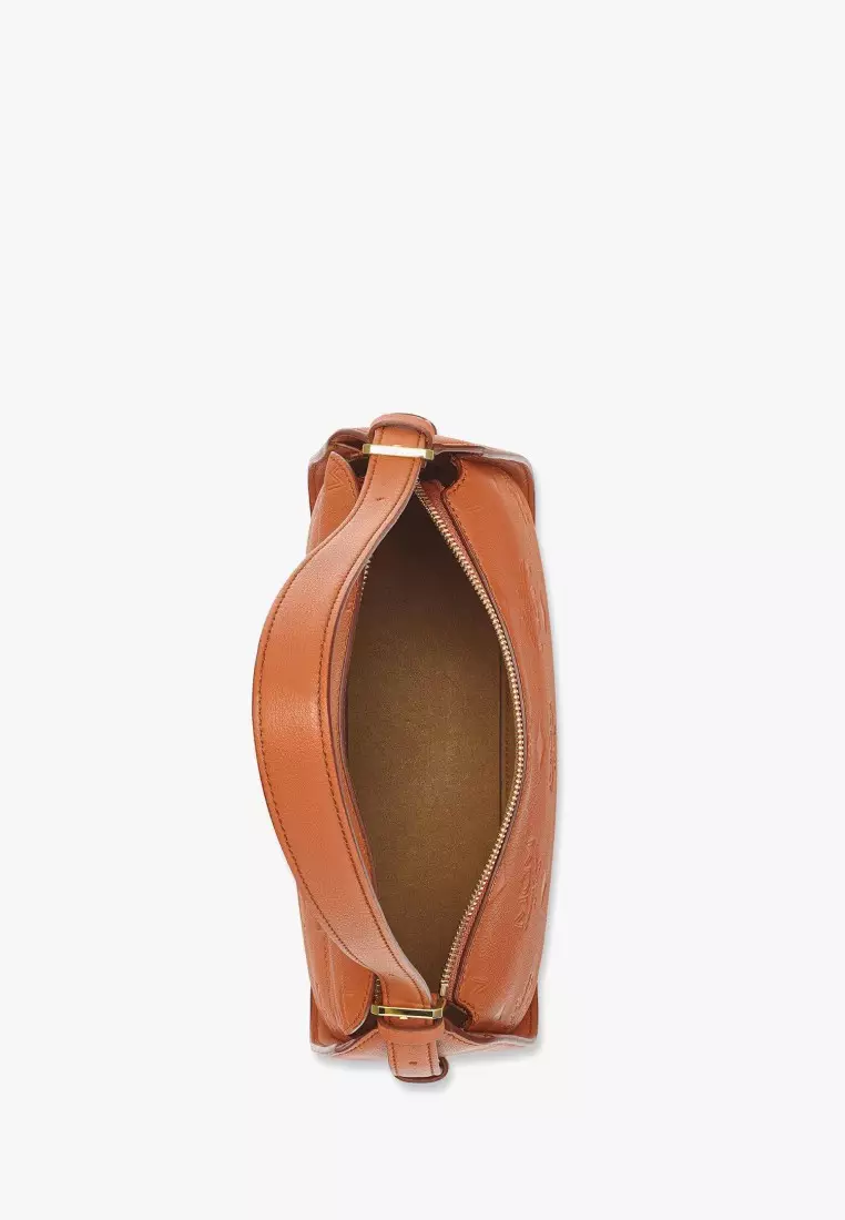 Mcm sara on sale leather convertible hobo