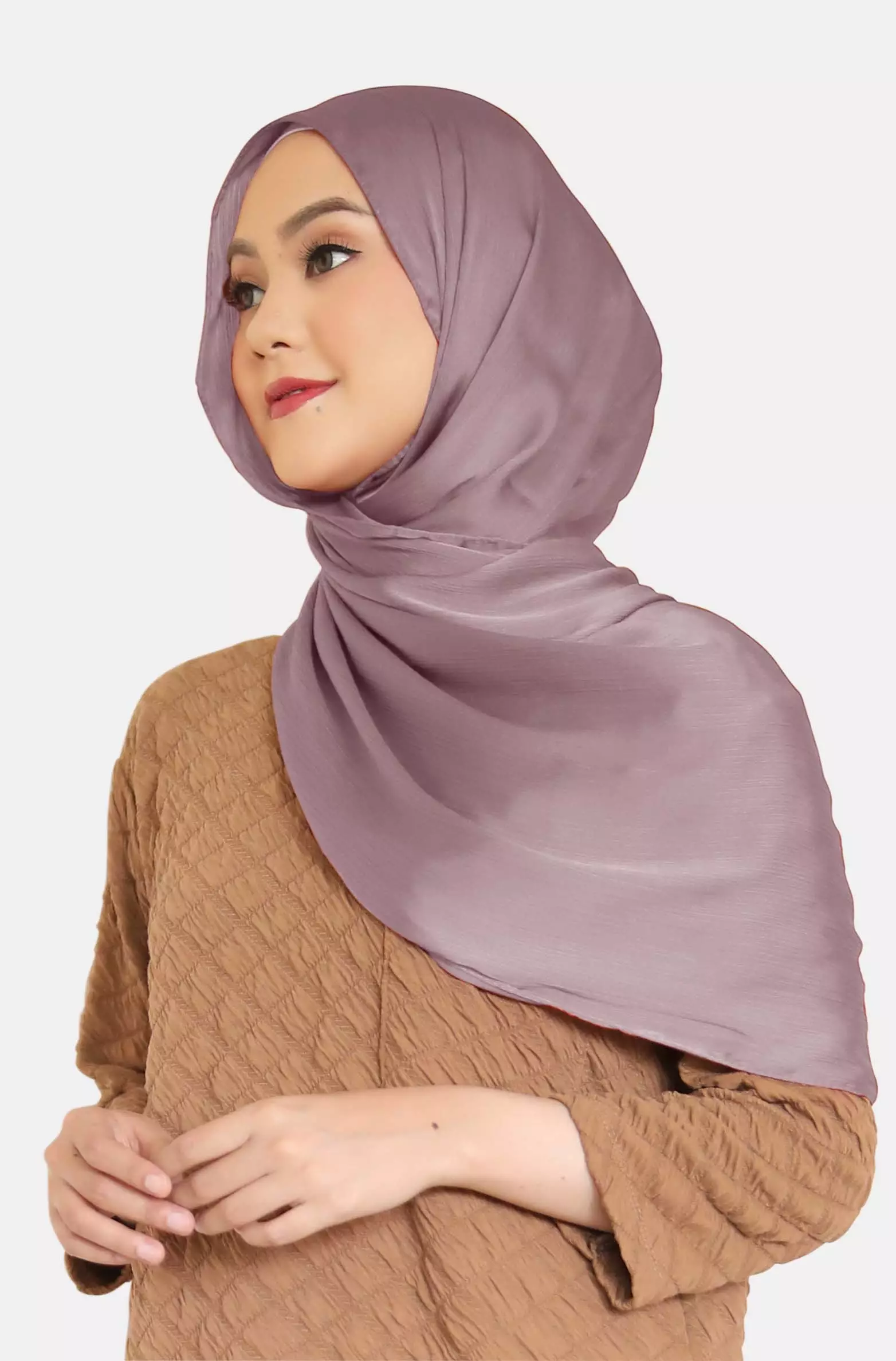 Cotton Bee - Mima Shawl | Pashmina | Hijab - Mist Purple