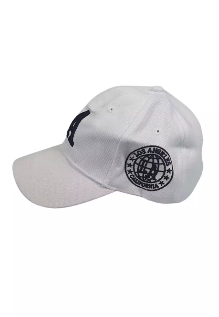 Topi Baseball Cap Bordir California Style ORIGINAL - White